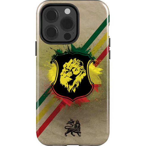 Lion of Judah Shield iPhone 15 Pro Impact Case